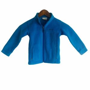 Columbia Blue Fleece Jacket Size 4T